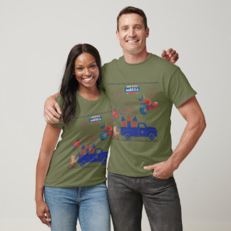 Freedom Firework Dreams fatigue green T-Shirt