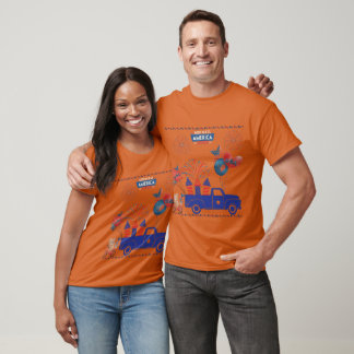 Freedom Firework Dreams texas orange T-Shirt