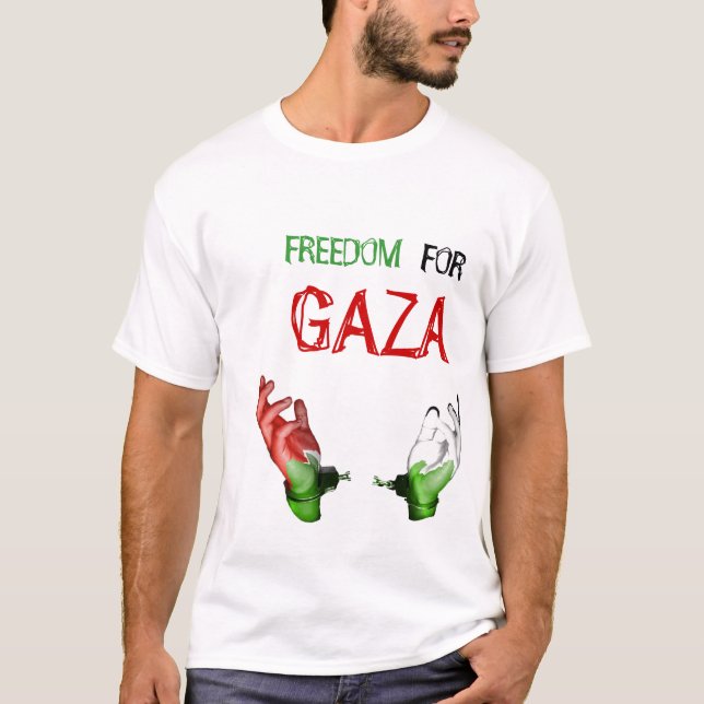 FREEDOM, FOR, GAZA T-Shirt (Front)