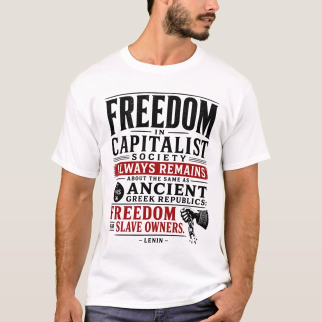 Freedom for Slave Owners T-Shirt (Front)