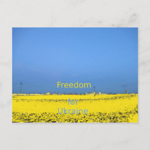 Freedom for Ukraine Postcard