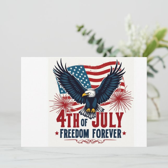 Freedom Forever Party Invite (Standing Front)