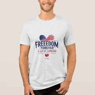Freedom Forever – Vintage USA Tri-Blend Tee
