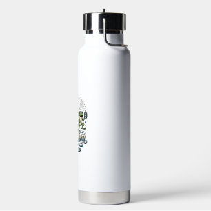 Freedom Frog Squad Vintage Patriotic Shirt Design_ Water Bottle