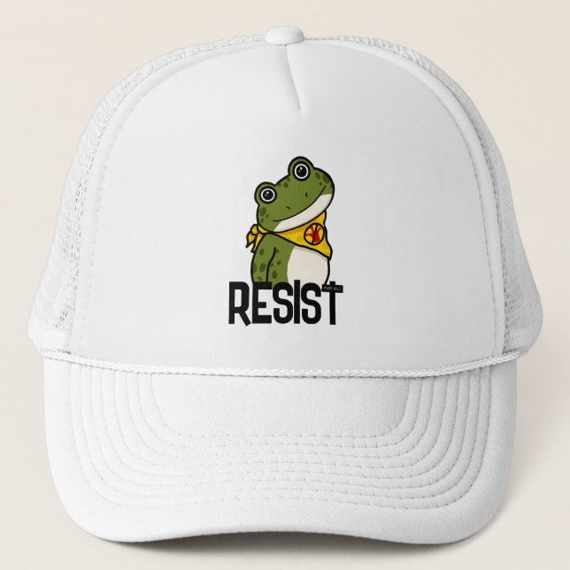 Freedom Frog Trucker Hat (Front)