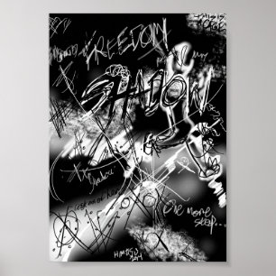 freedom from my Shadow poster print