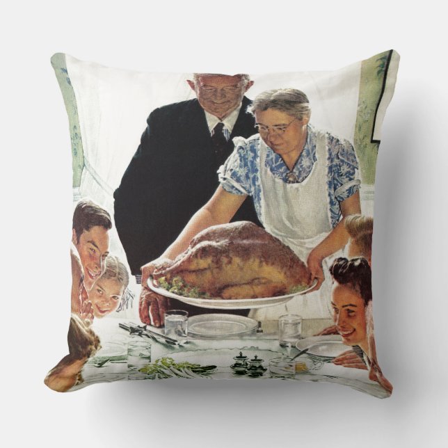 Freedom From Want Cushion (Front)