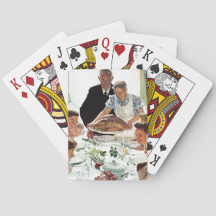 Freedom From Want Playing Cards