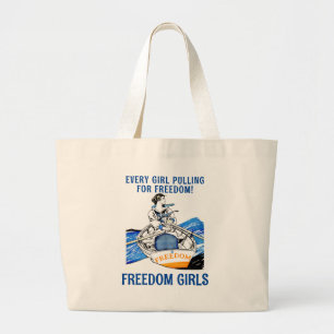 FREEDOM GIRLS jumbo tote bag