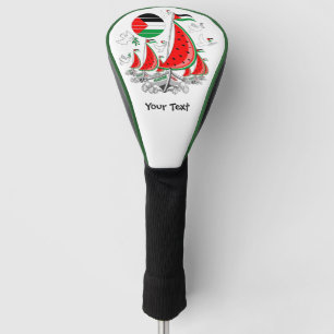 Freedom Global Sumud Flotilla Boats to Gaza Golf Head Cover