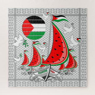 Freedom Global Sumud Flotilla Boats to Gaza Jigsaw Puzzle