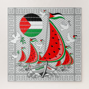 Freedom Global Sumud Flotilla Boats to Gaza Jigsaw Puzzle
