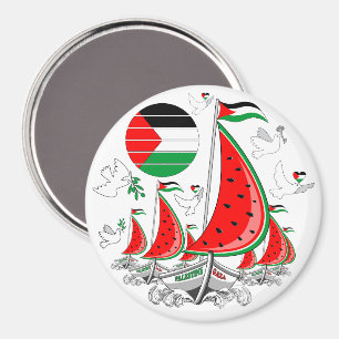 Freedom Global Sumud Flotilla Boats to Gaza Magnet