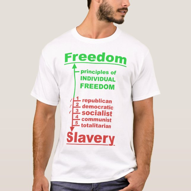 Freedom graph (light) T-Shirt (Front)