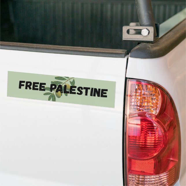 Freedom Grows Here Bumper Sticker (On Truck)