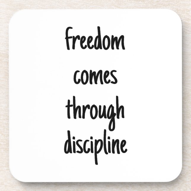 Freedom Hard Plastic Coaster (Front)