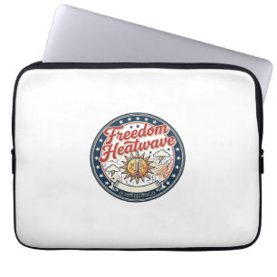 Freedom Heatwave Patriotic Patriotic Weather Summe Laptop Sleeve