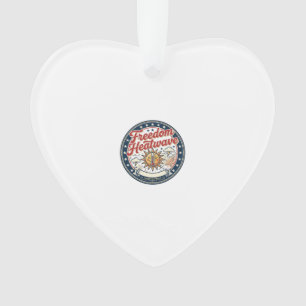 Freedom Heatwave Patriotic Patriotic Weather Summe Ornament