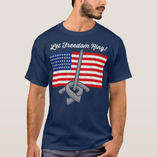 Freedom  Horseshoe Throwing  Horseshoe Pitchers T-Shirt