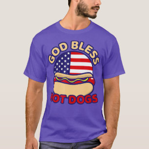 Freedom Hot Dog Meme Summer Snack Patriotic Eats T-Shirt
