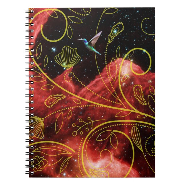 Freedom - Hummingbird Spiral Notebook (Front)