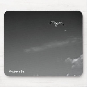 Freedom in BW Mouse Pad