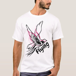 Freedom in Flight: Birds-Inspired T-Shirt