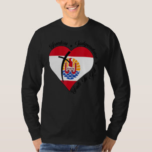 Freedom Independence Faith In God   Christian Bora T-Shirt