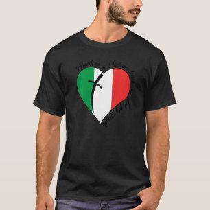 Freedom Independence Faith In God Christian Italy T-Shirt