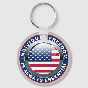 Freedom. is essential Keychain