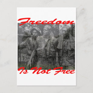 Freedom Is Not Free #002 Postcard