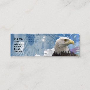 Freedom is Not Free Mini Business Card