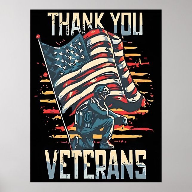 Freedom Isn’t Free—Thank a Veteran 2025 Poster (Front)