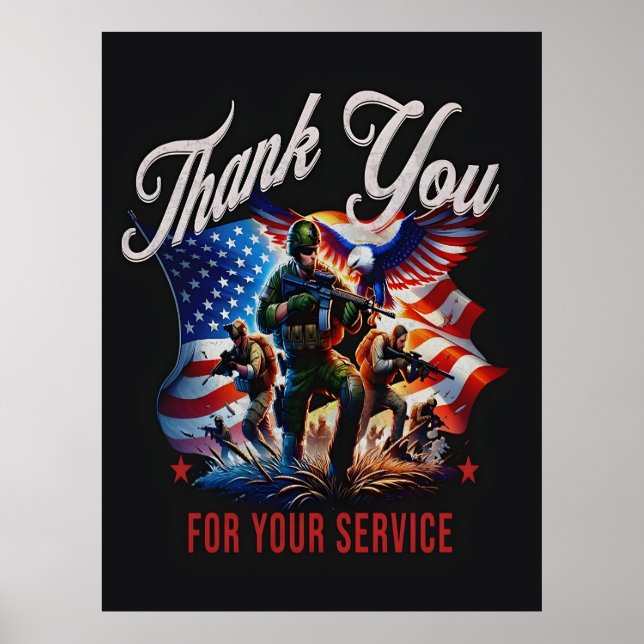Freedom Isn’t Free—Thank a Veteran 2025 Poster (Front)