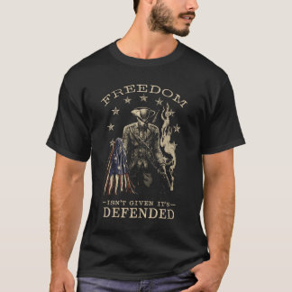 Freedom Isn’t Given It’s Defended Shirt