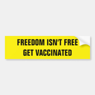FREEDOM ISN'T FREE BUMPER STICKER