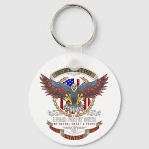Freedom Isn't Free Key Ring