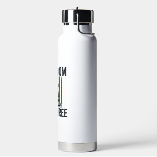 Freedom Isnt Free Patriotic Soldier Memorial Water Bottle