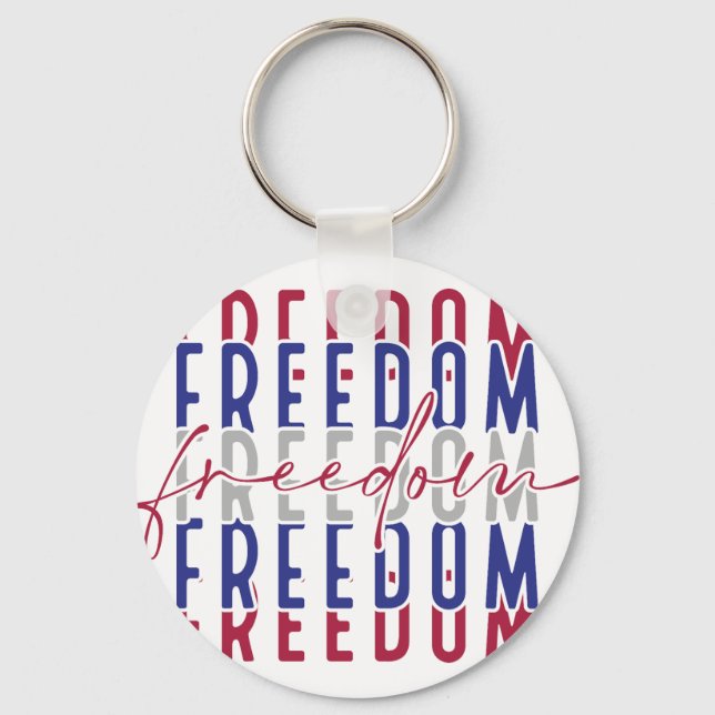 Freedom Kamala Harris Key Ring (Front)