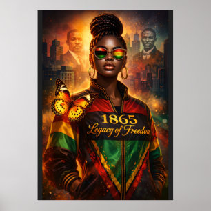 Freedom Legacy (City + Historical Figures) Poster
