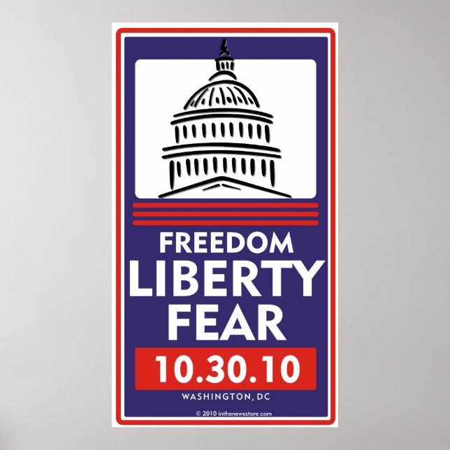 Freedom Liberty Fear poster (Front)