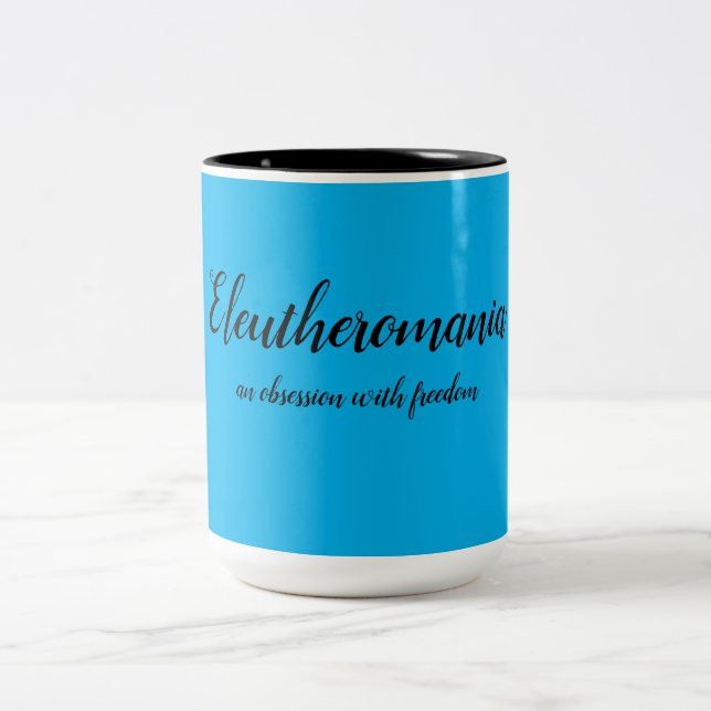 Freedom Lover Two-Tone Coffee Mug (Center)