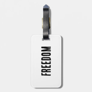 Freedom Luggage Tag 