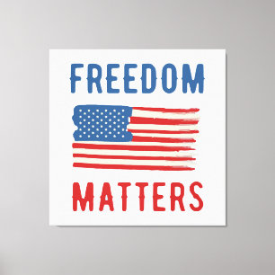 Freedom Matters Canvas Print
