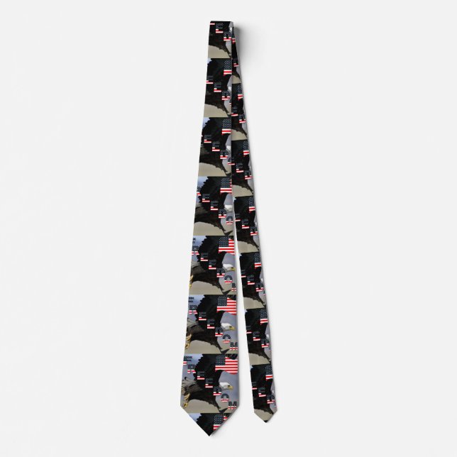 freedom mens neck tie (Front)