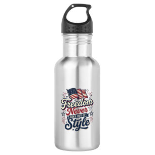 Freedom Never Goes Out Of Style Patriotic Shirt De 532 Ml Water Bottle