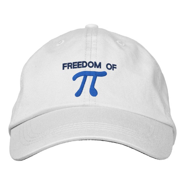 Freedom of Pi Embroidered Hat (Front)