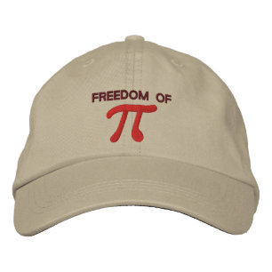 Freedom of Pi Embroidered Hat