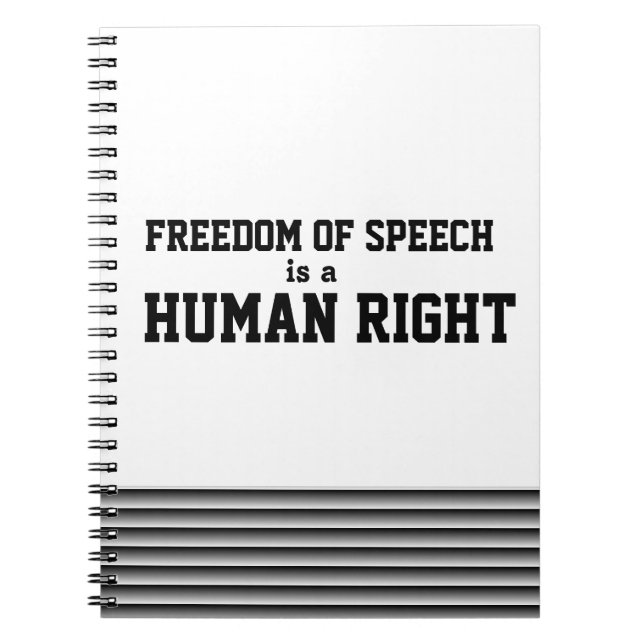 Freedom of Speech Notebook (Front)