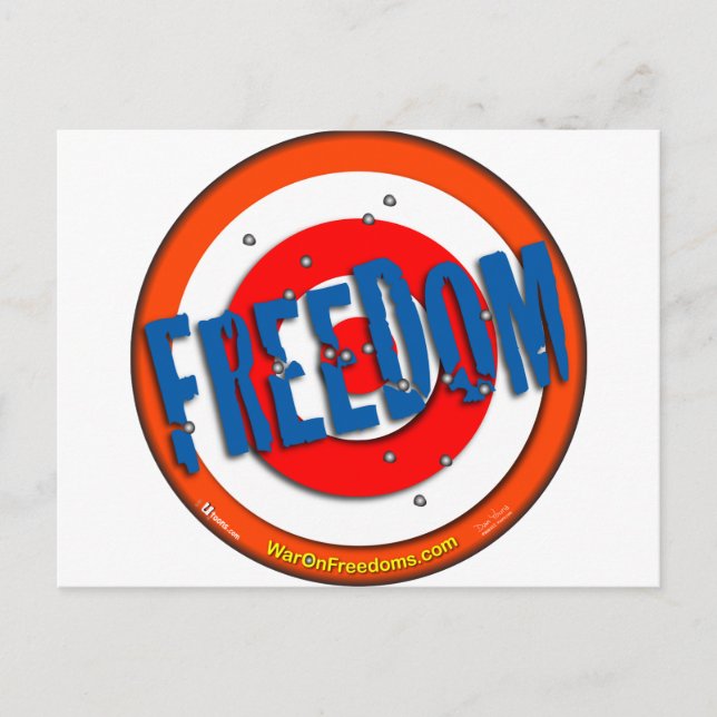 Freedom of Speech Postcard (Front)